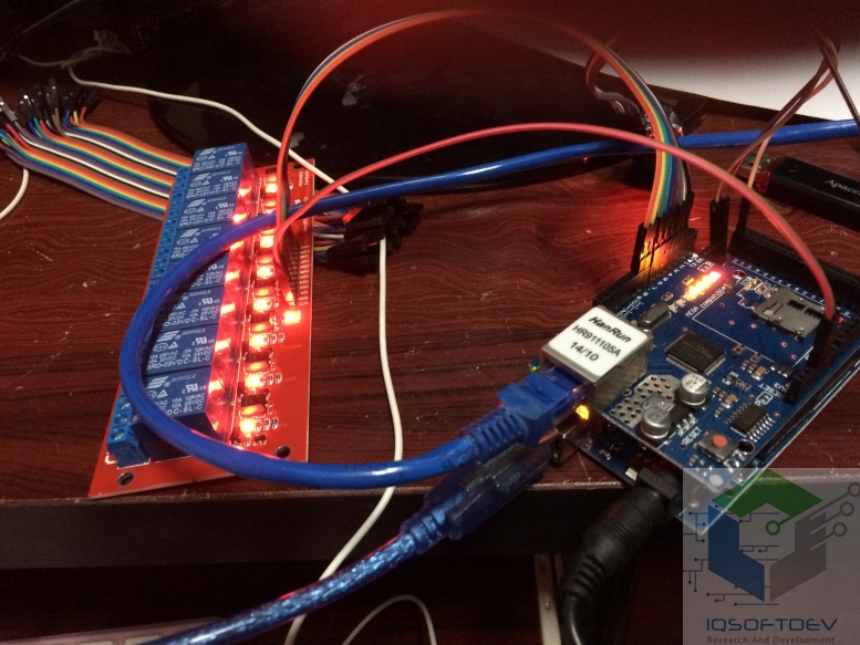 Arduino Ethernet ติดต่อกับฐานข้อมูล Mysql